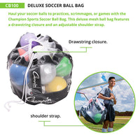 Deluxe Soccer Ball Bag - Youth Sports Products