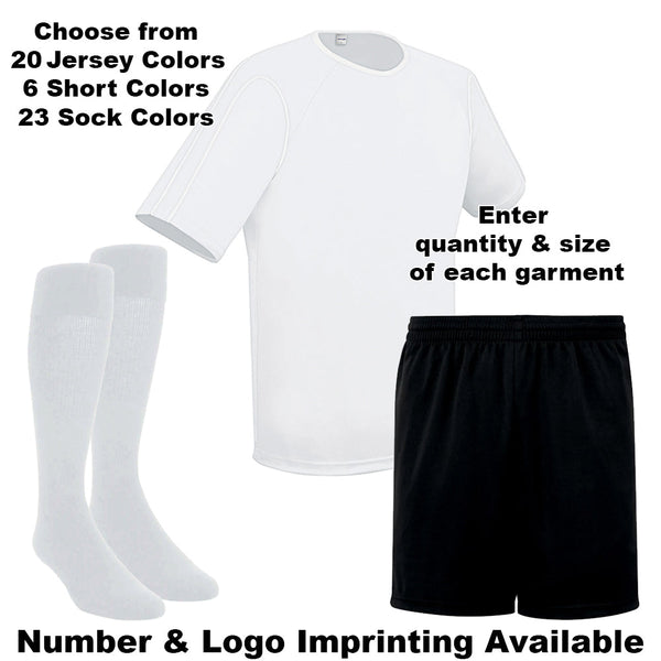 Columbus 3-Piece Uniform Kit - Youth - Youth Sports Products