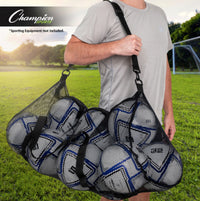 Mesh Duffel Bag with Shoulder Strap - Youth Sports Products