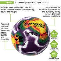 Extreme Tie-Dye Soccer Ball - Youth Sports Products