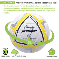 Prostar Soccer Ball - Youth Sports Products