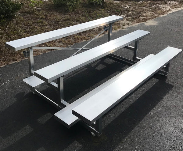 3 Row Tip-In-Roll Bleacher - 21'