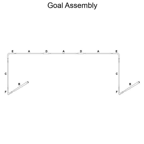 Youth Sports Products 6.5' x 18' Portable Goal Kit - Youth Sports Products