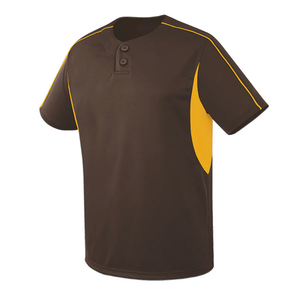 Two-Button League Baseball Jersey - Adult - Youth Sports Products