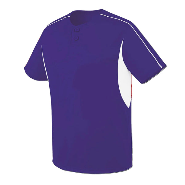 Two-Button League Baseball Jersey - Adult - Youth Sports Products