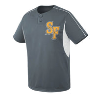 Two-Button League Baseball Jersey - Adult - Youth Sports Products