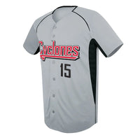 Full-Button Elite Baseball Jersey - Youth - Youth Sports Products