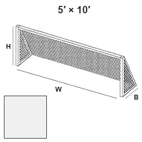 Soccer Net - 5x10x0x5 - Set of 2 - Youth Sports Products