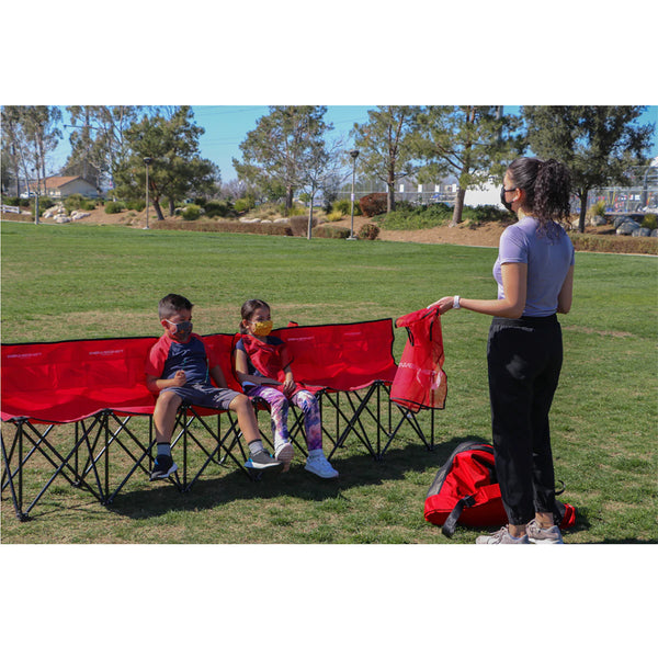 PowerNet 6-Seater Team Bench - Youth Sports Products