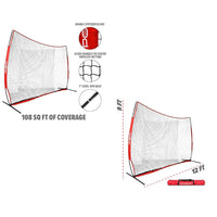 PowerNet 12' x 9' Barrier Net - Youth Sports Products