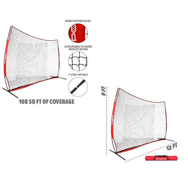 PowerNet 12' x 9' Barrier Net - Youth Sports Products